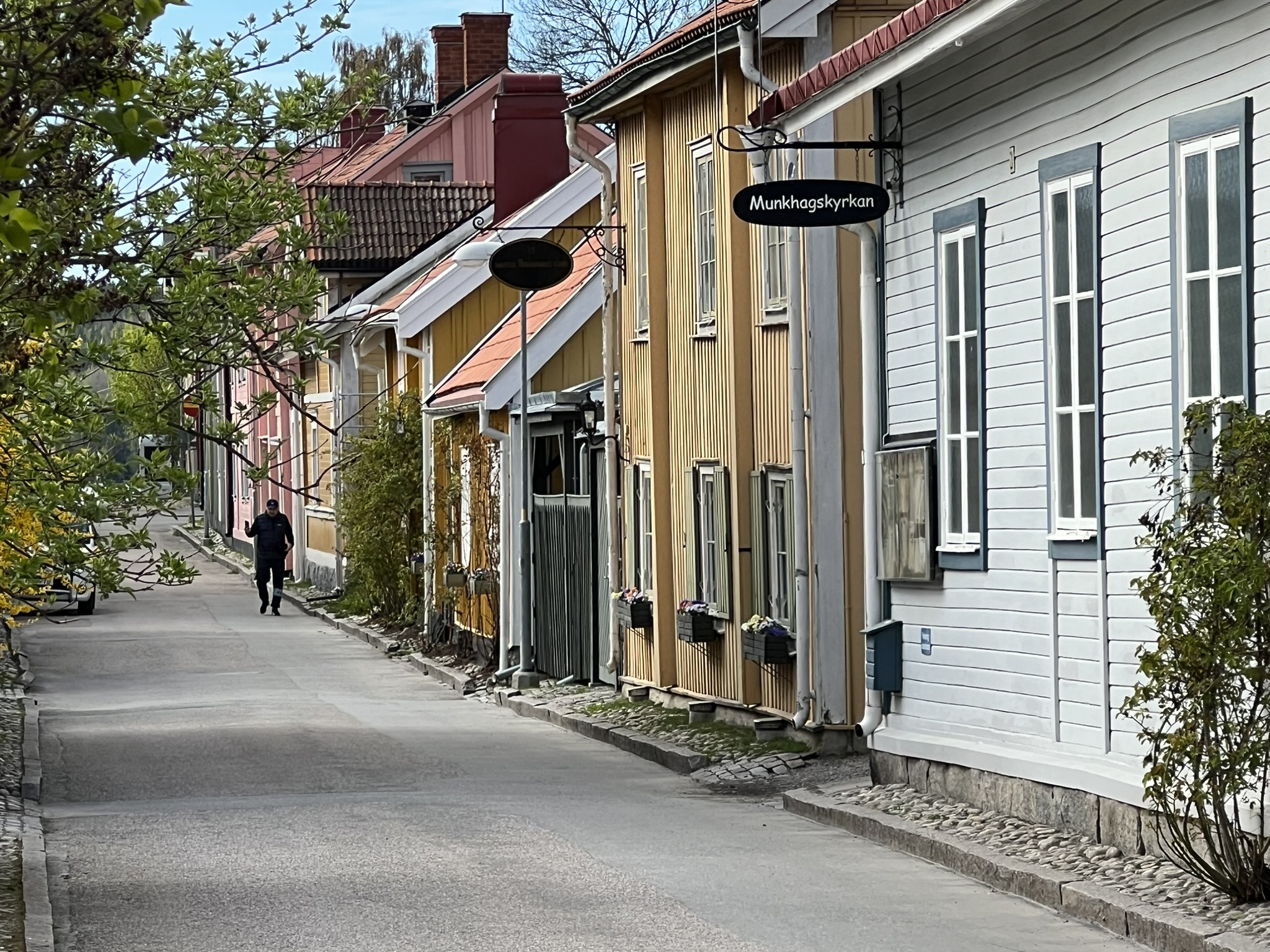 Bild över Munkhagsgatan i Mariefred